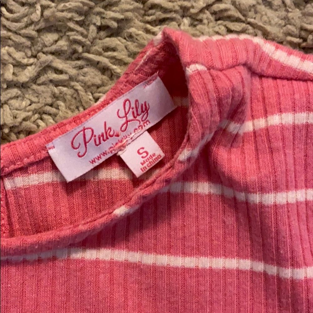 Pink Lily Romper - Picture 2 of 2